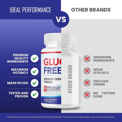 Glucofreeze Capsules - Official Formula (60 Capsules)