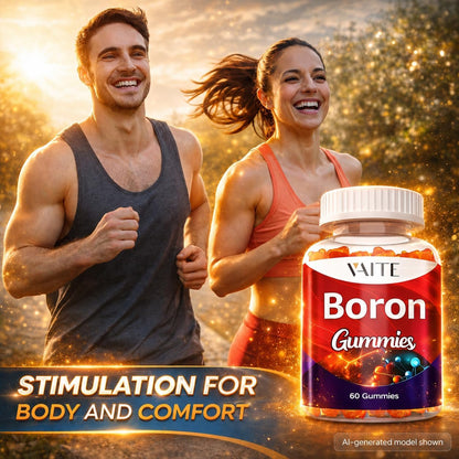 Boron Supplement for Men & Women – 10mg Gummies – Vegan, Non-GMO, Gluten-free – 60 Chewable Gummies