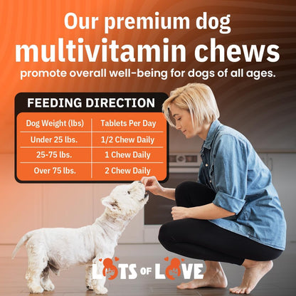 LotsOfLove Daily Multi Dog Chews (60 Chews)