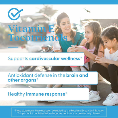 Doctor's Best Vitamin E Tocotrienols - TocoGaia ULTRA Full Spectrum Vitamin E Complex, 60 Softgels