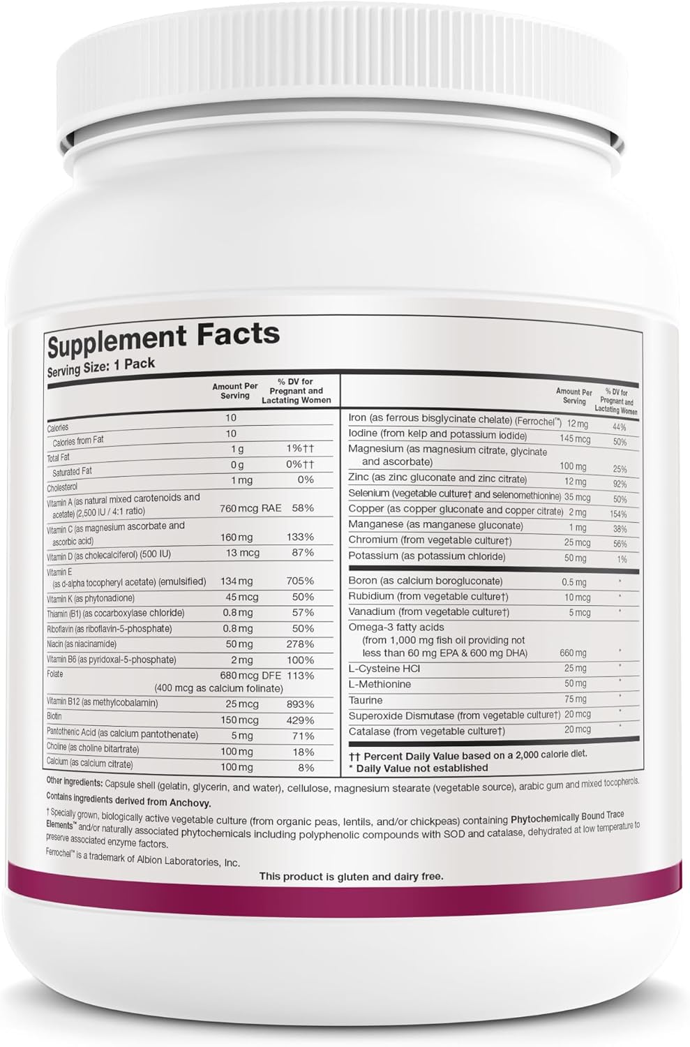 Biotics Research Pre Natal Packs – Prenatal Nutrition Support, Postnatal Formula, Omega-3s, Iodine, Folate (60 Pack) - görsel 2
