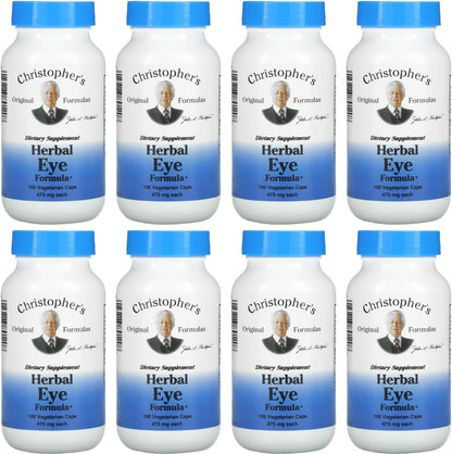 Christopher's Original Formulae Herbal Eye Formula – Natural Eye Support with Wholefood Herbs, Pack of 2