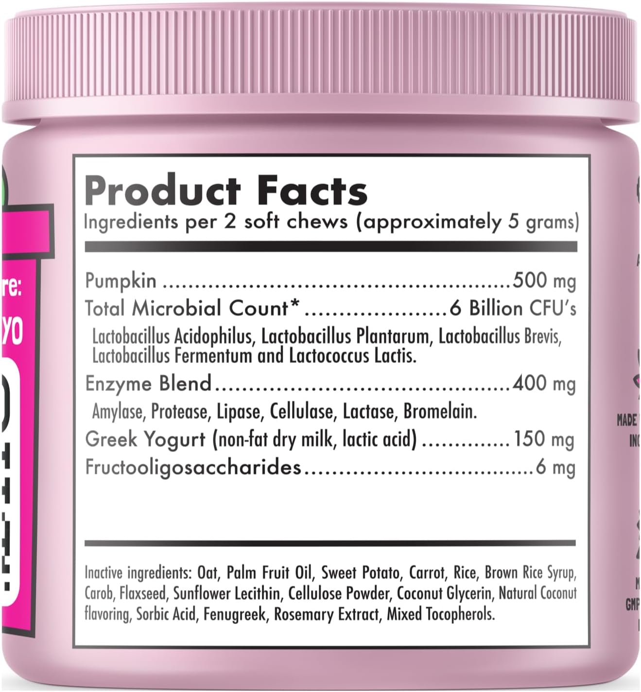 LEGITPET Probiotics for Dogs - Digestive Enzymes & Prebiotics - 30 Soft Chews - görsel 6