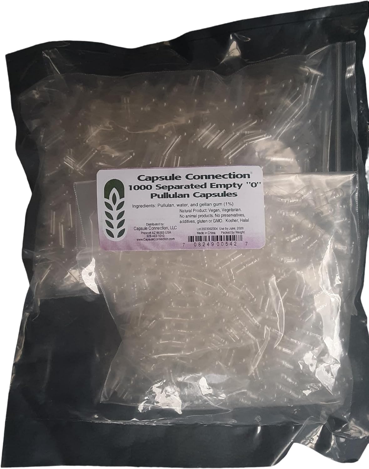 Capsule Connection Separated Empty Pullulan Capsules, Size 0, Vegan and Vegetarian (5000) - görsel 4
