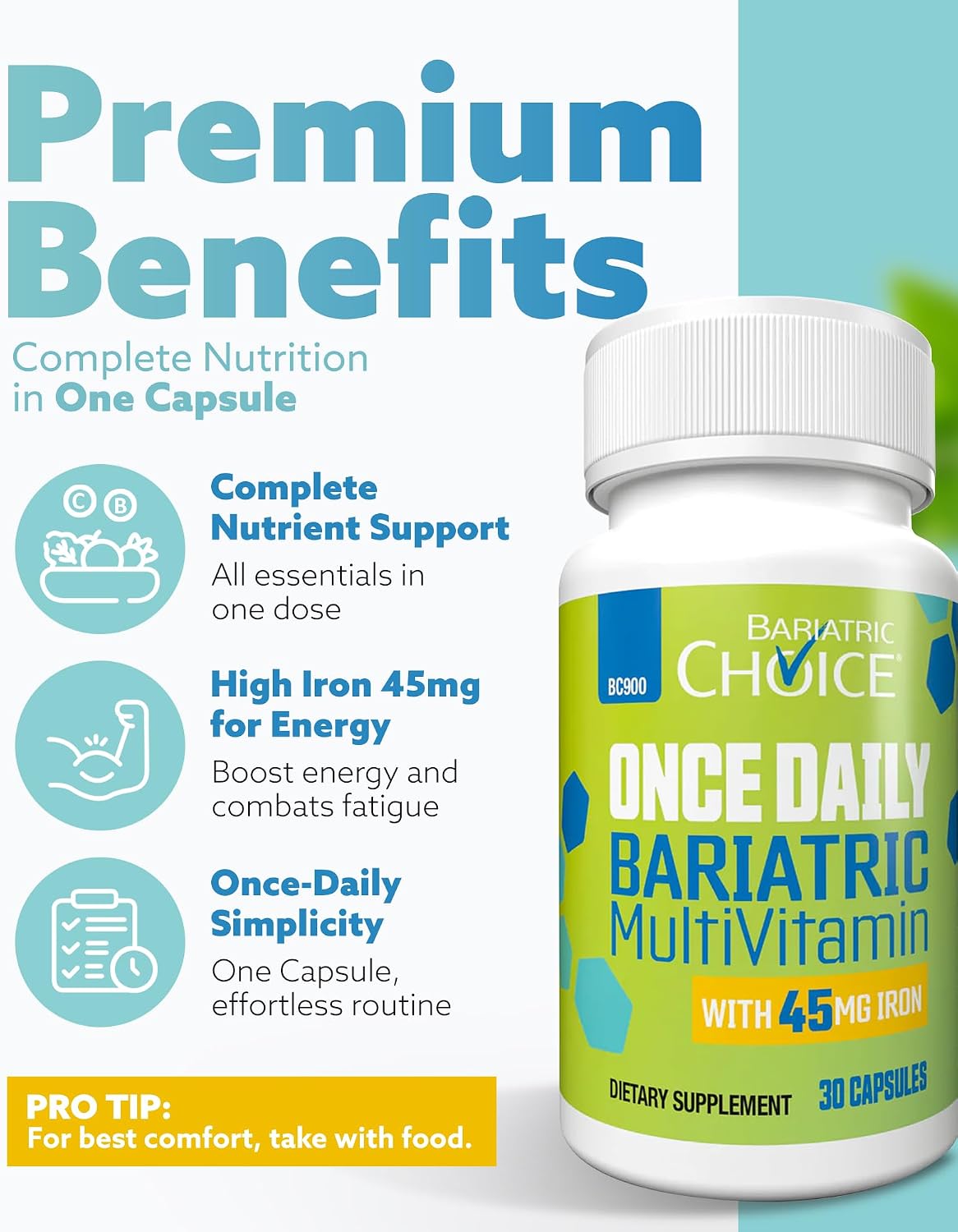 Bariatric Choice Once-Daily Bariatric – Vitamin D – supports normal immune function and bone health, particularly – Image 2