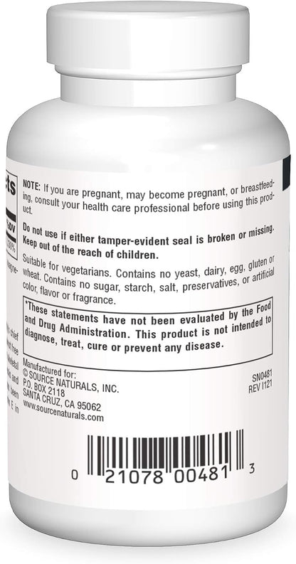 Source Naturals Vitamin E – 400 IU, 50 Tablets