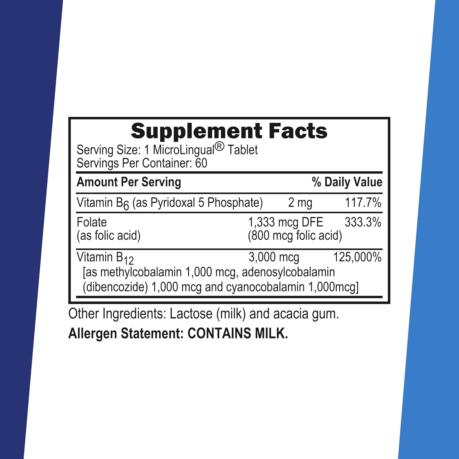 Superior Source NO Shot Triple B-12 3000 mcg with Vitamin B6 and Folic Acid, 60 Sublingual Tablets - görsel 2