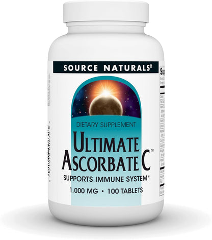 Source Naturals Ultimate Ascorbate C – 2000 mg Vitamin C – 100 Tablets