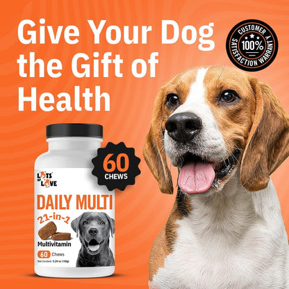 LotsOfLove Daily Multi Dog Chews (60 Chews)