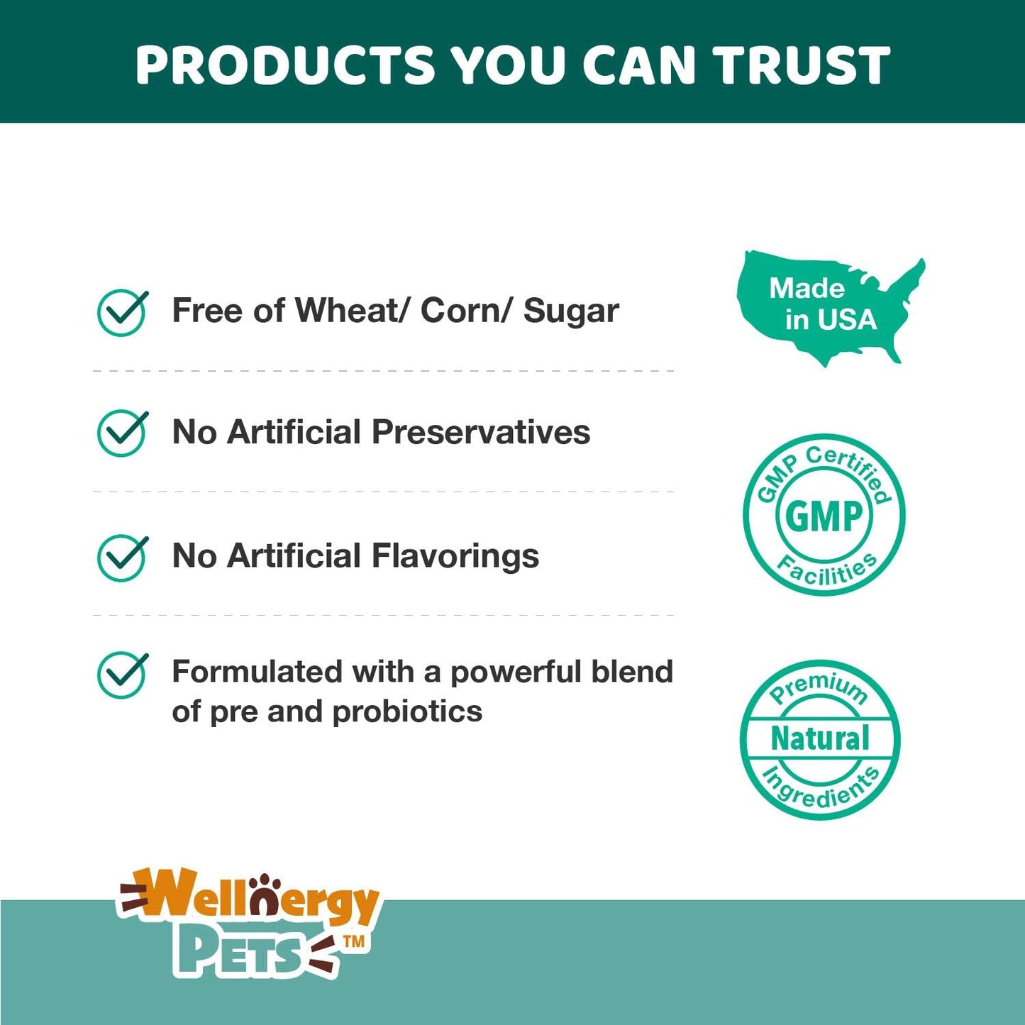 Wellnergy Daily Probiotic & Prebiotics Soft Chew for Dogs and Cats (60 Chews) - görsel 7