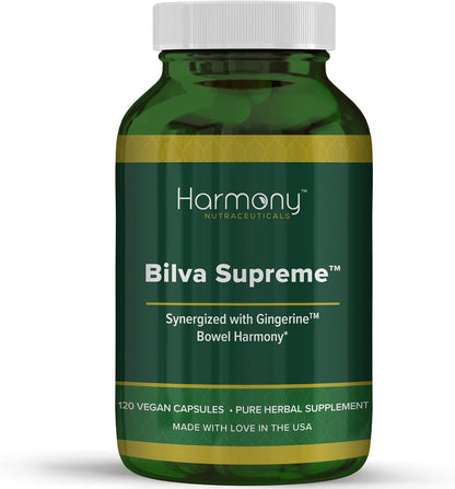 Harmony Nutraceuticals Bilva Supreme: Ayurvedic Digestive Support (120 Vegan Capsules)