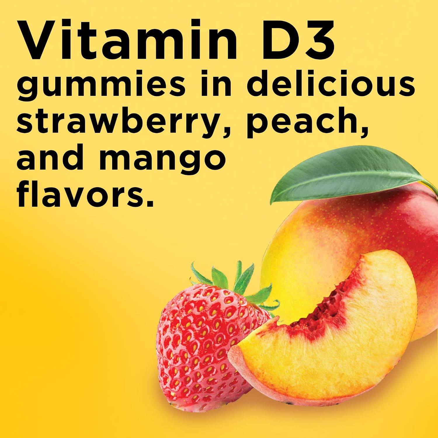 Nature Made Vitamin D3 Gummies - 2000 IU (50 mcg) - 150 Count - Immune and Bone Health - görsel 2