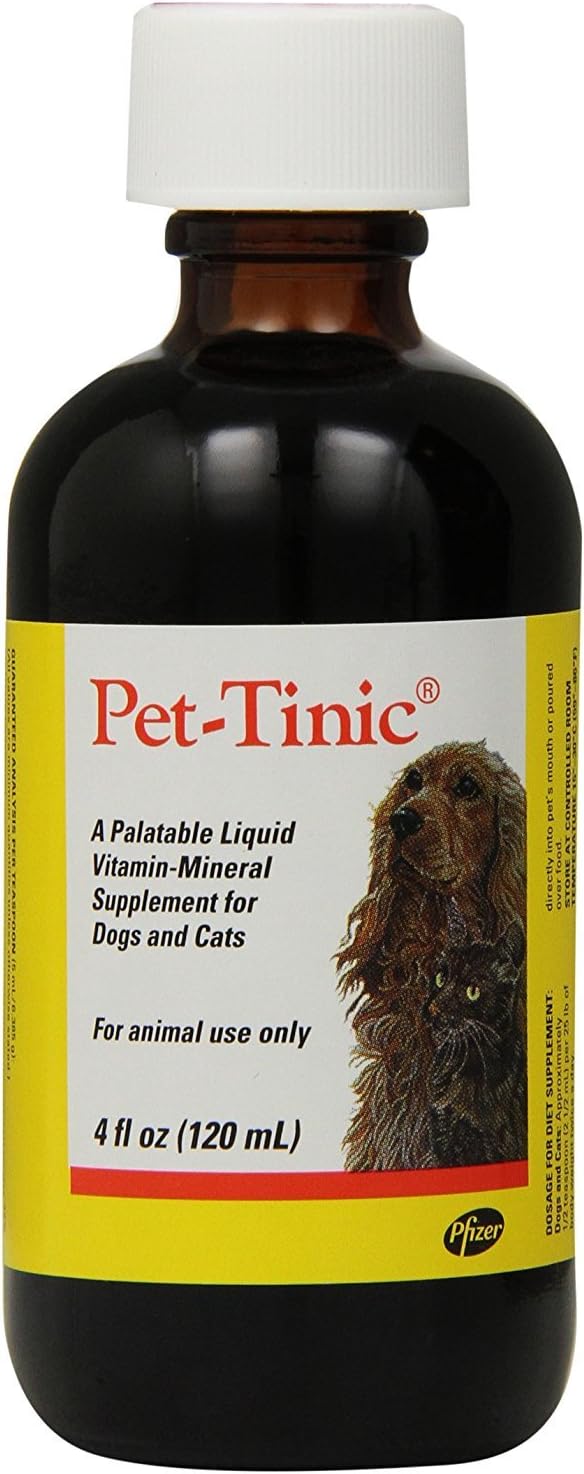 Pet Tinic Liquid Supplement for Dogs - Iron, B-Vitamins, and Amino Acids - 118 ml (2 Pack) - görsel 2