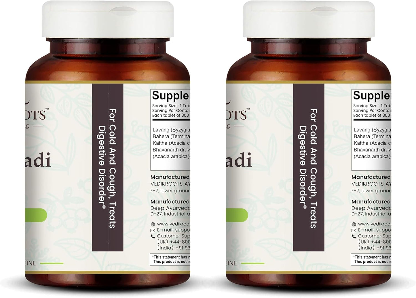 VEDIKROOTS Lavangadi Vati - Ayurvedic Respiratory & Digestive Support, 240 Tablets (Pack of 2) - görsel 3