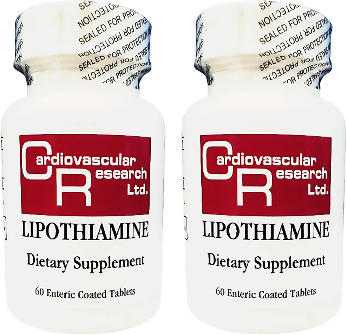 Cardiovascular Research Lipothiamine B Food Supplement 120 Tablets - Vitamin B1 with Alpha Lipoic Acid - 2 x 60 - görsel 1