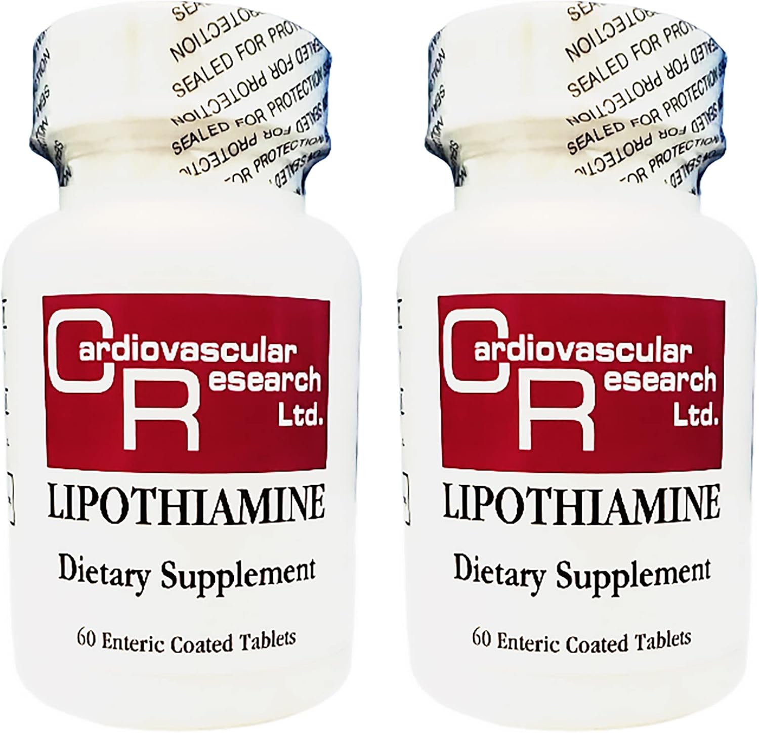 Cardiovascular Research Lipothiamine B Food Supplement 120 Tablets - Vitamin B1 with Alpha Lipoic Acid - 2 x 60 - görsel 1