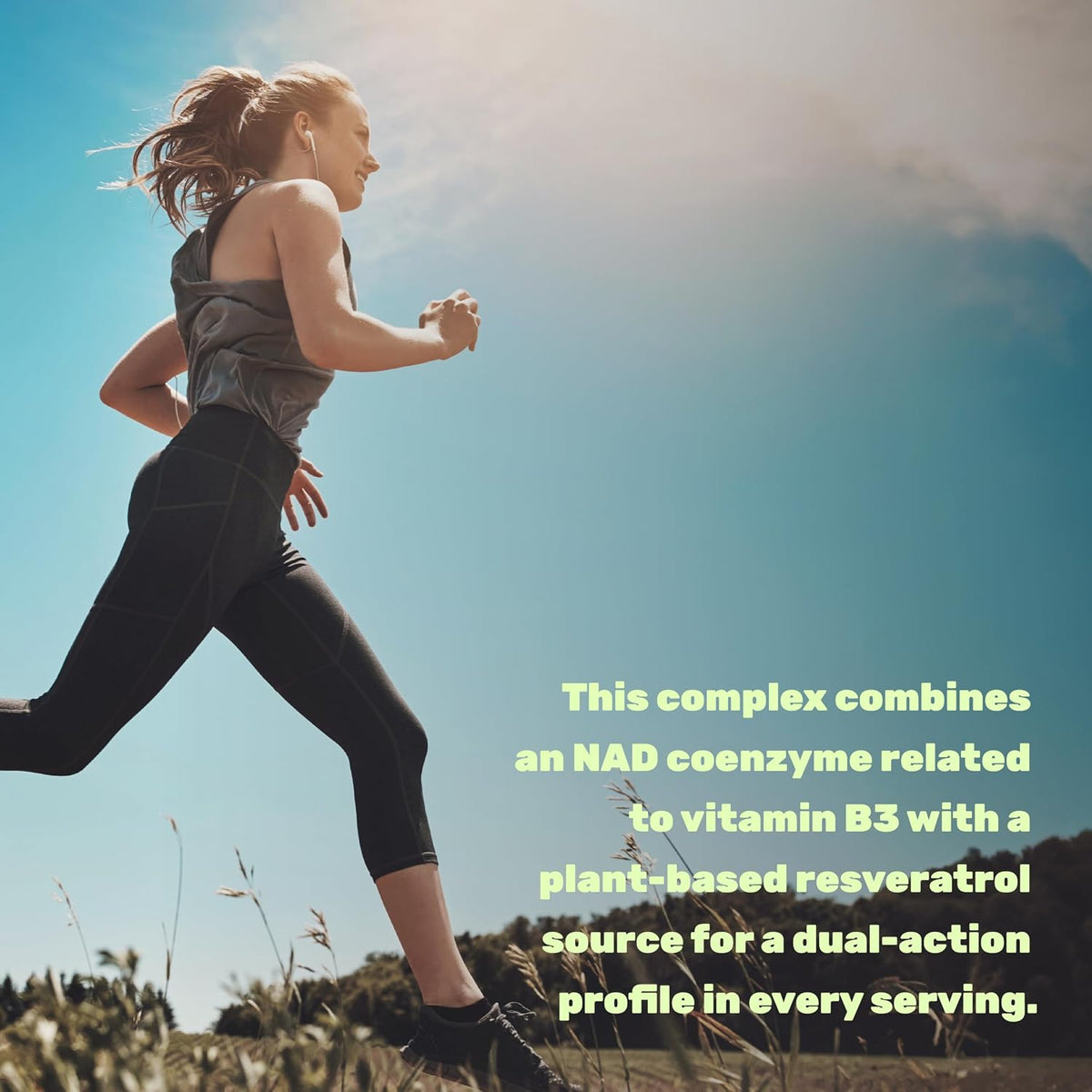 NAD+ Resveratrol Supplement 1,000mg Per Serving, 120 Vegetable Capsules - görsel 4