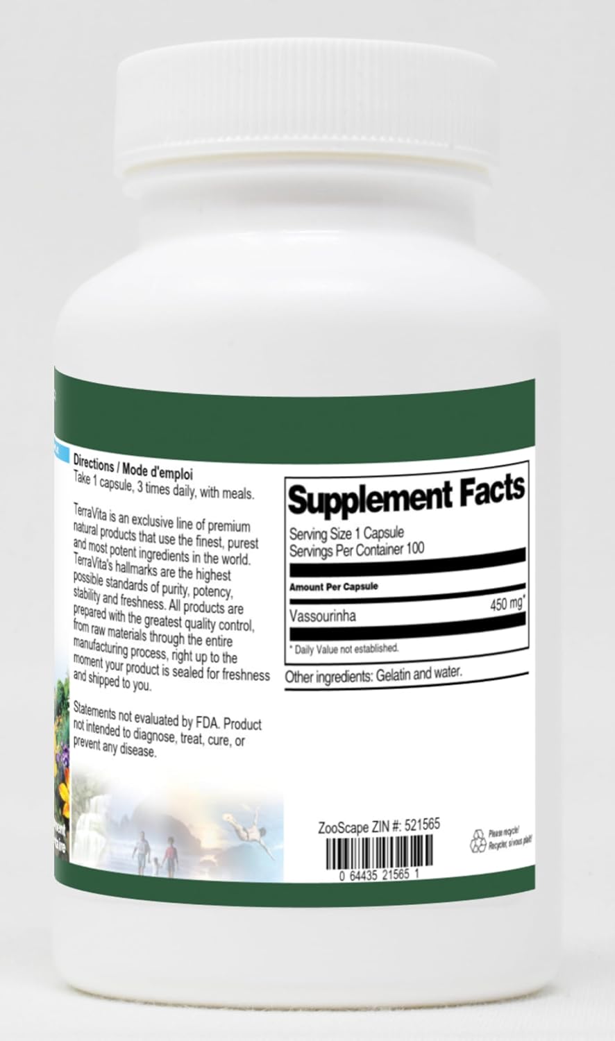 Vassourinha - 450 mg (100 Capsules) - görsel 2