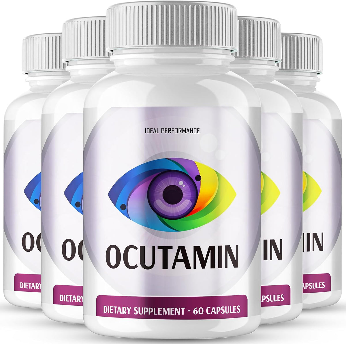 IDEAL PERFORMANCE (5 Pack) Ocutamin Vision Pills Supplement (300 Capsules) - görsel 1