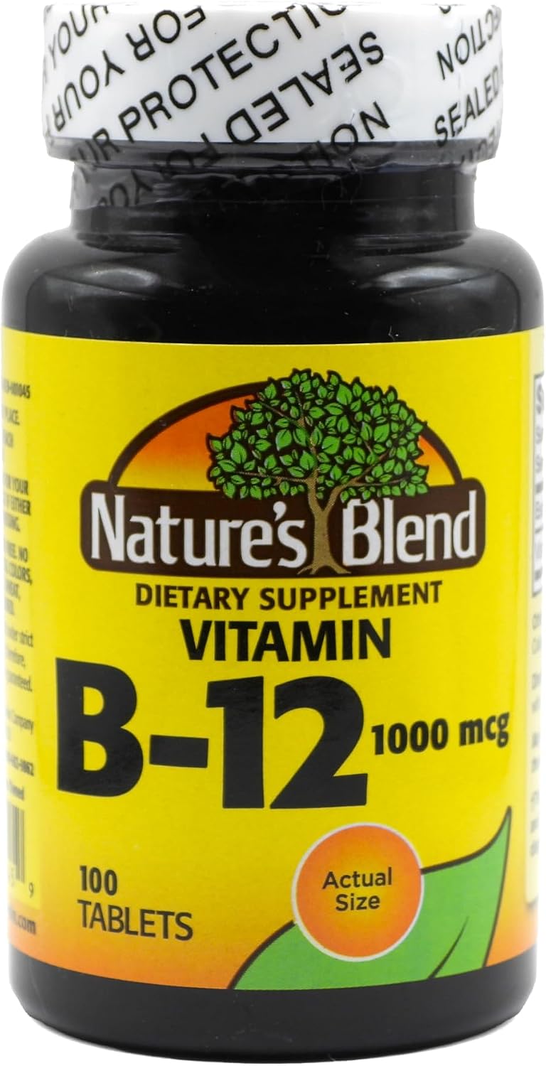 Nature's Blend Vitamin B-12 1000 µg, 100 Tablets - görsel 1