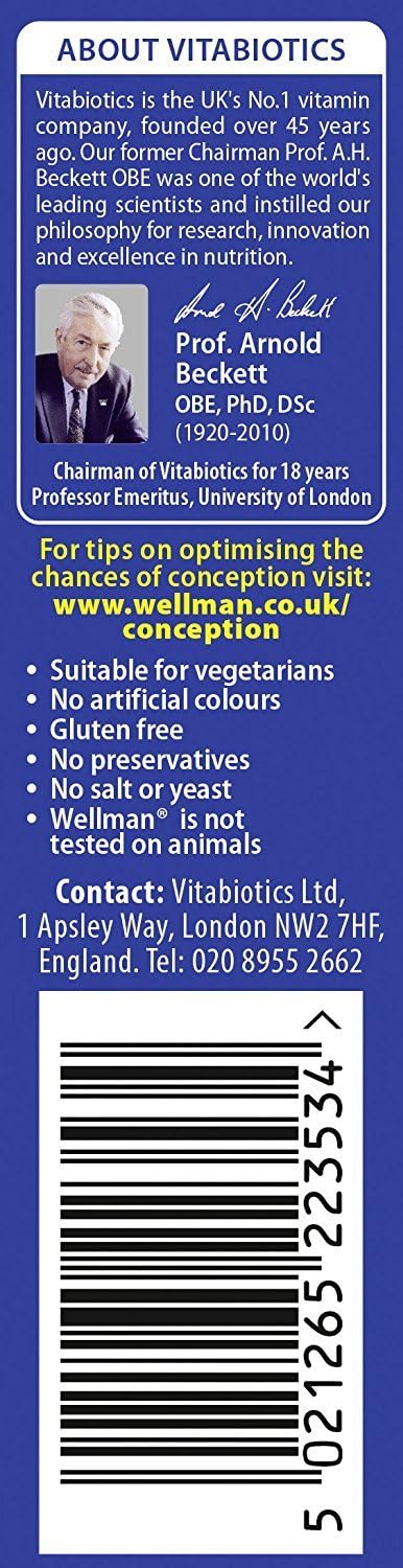 Vitabiotics Wellman Conception 30 Tablets - görsel 2