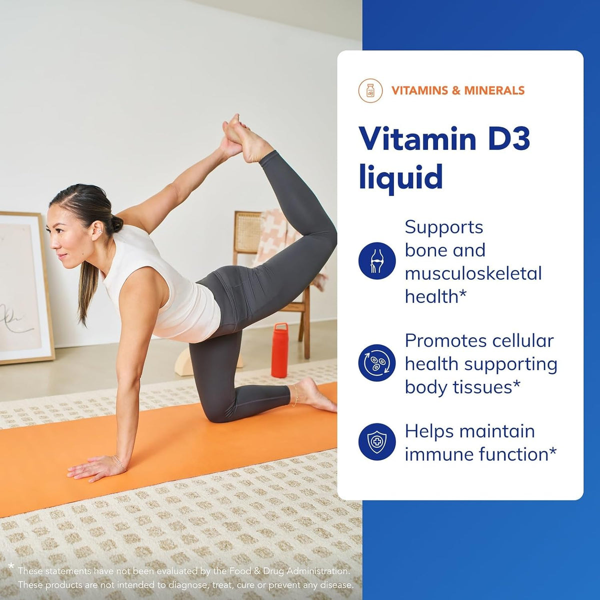 Pure Encapsulations Vitamin D3 Liquid | Bone, Immune & Cellular Support | 22 ml - görsel 3
