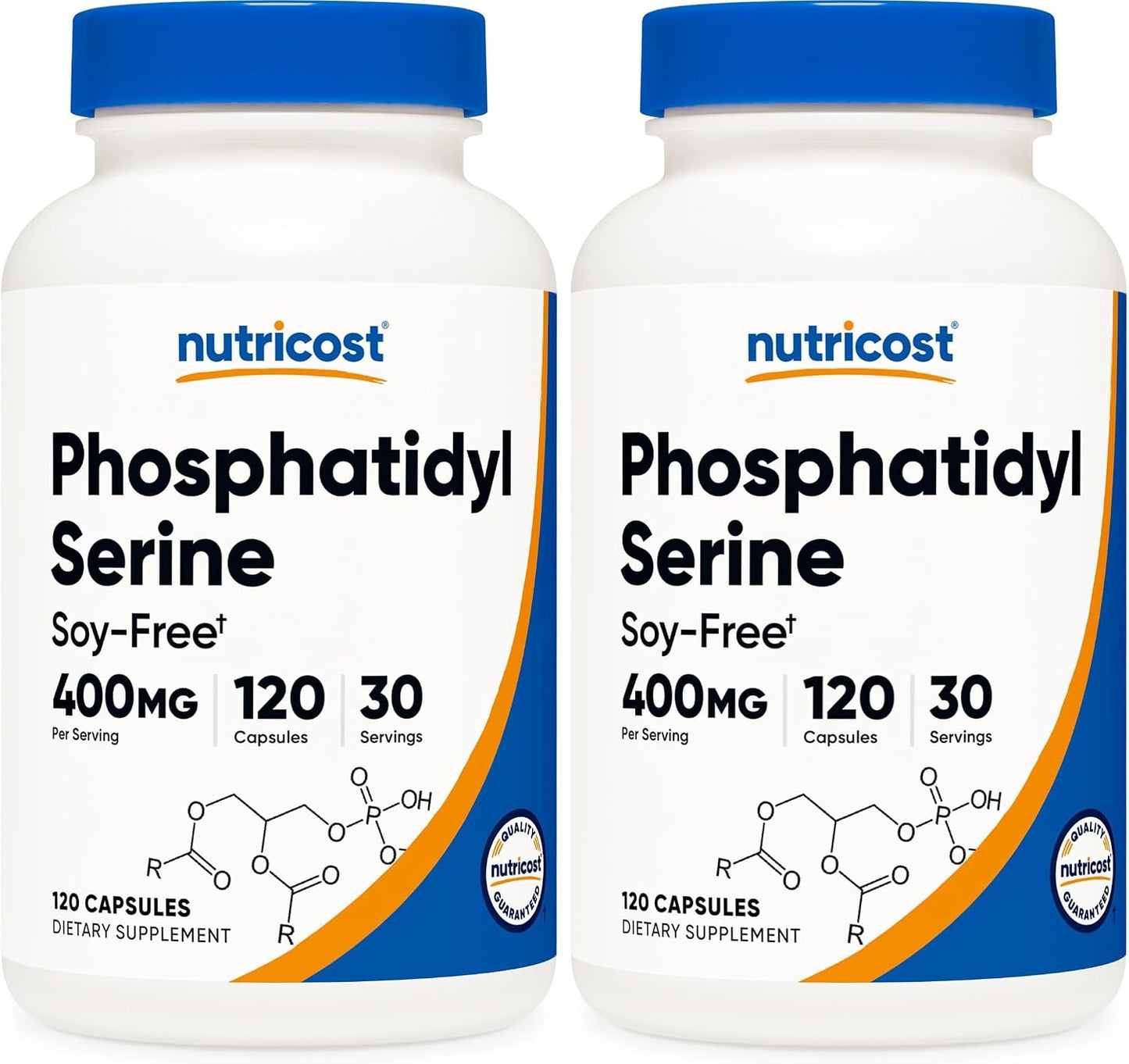Nutricost Phosphatidylserine 400mg, 120 Capsules – Soya Free, Vegetarian Friendly, Non-GMO, Gluten-free - görsel 7