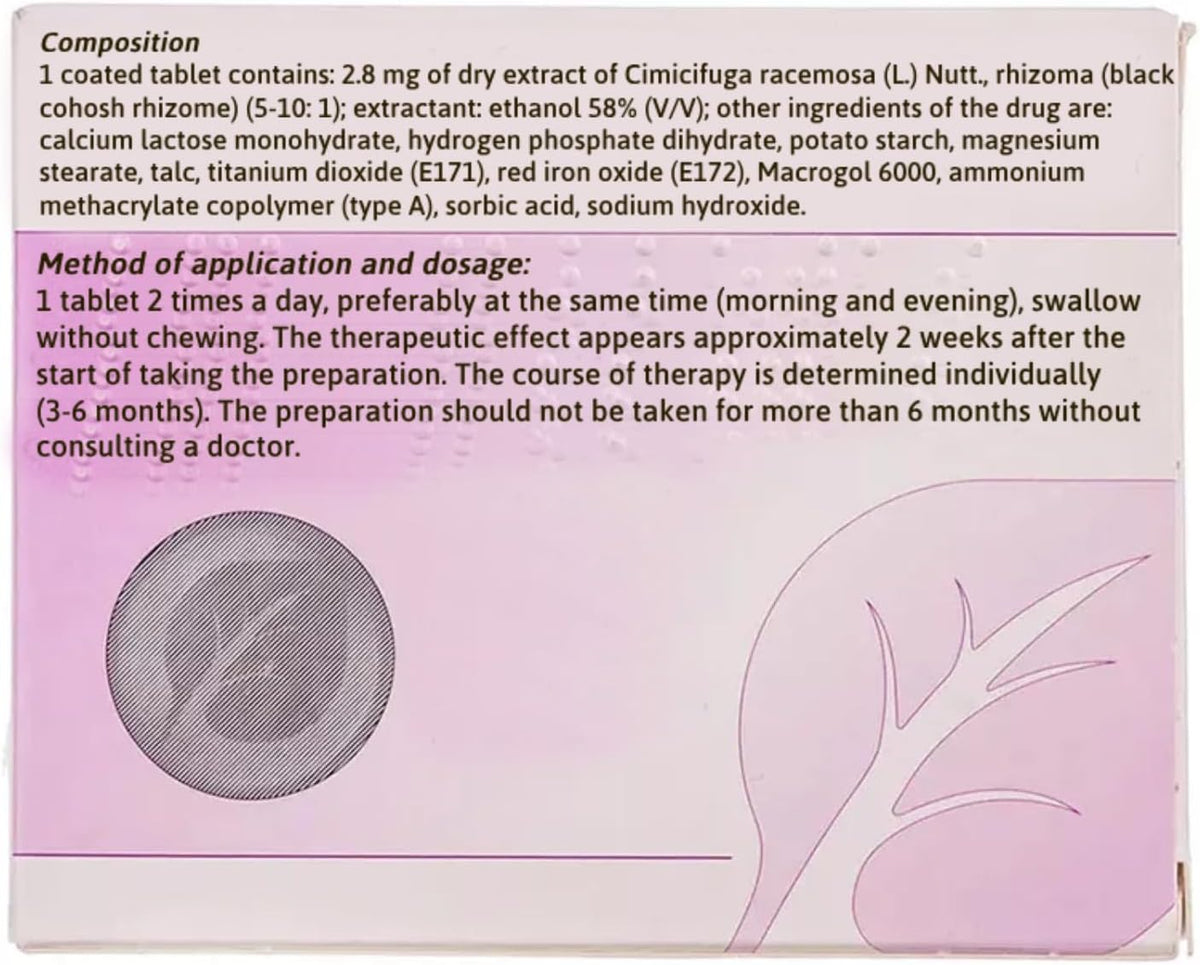 Klimadynon 2.8 mg 60 Tablets - görsel 3