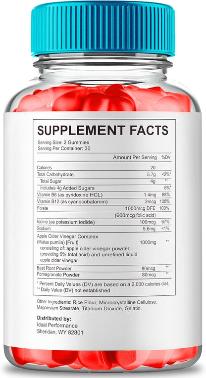 BioZenetics Keto + ACV Gummies - Maximum Strength (Pack of 2)