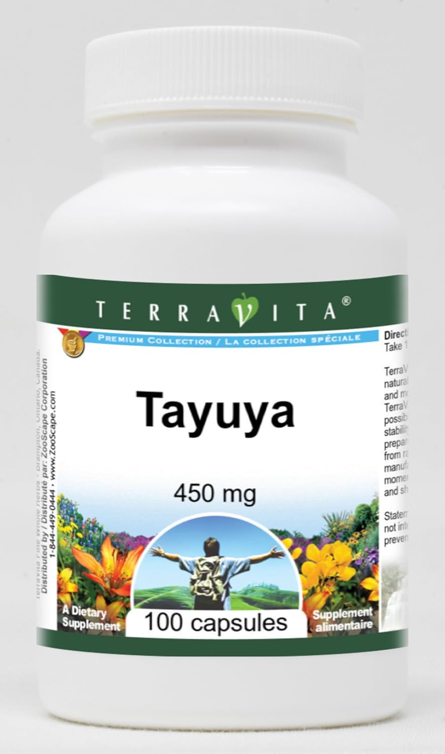 Tayuya - 450 mg (100 Capsules, ZIN: 514889) - 3 Pack - görsel 1