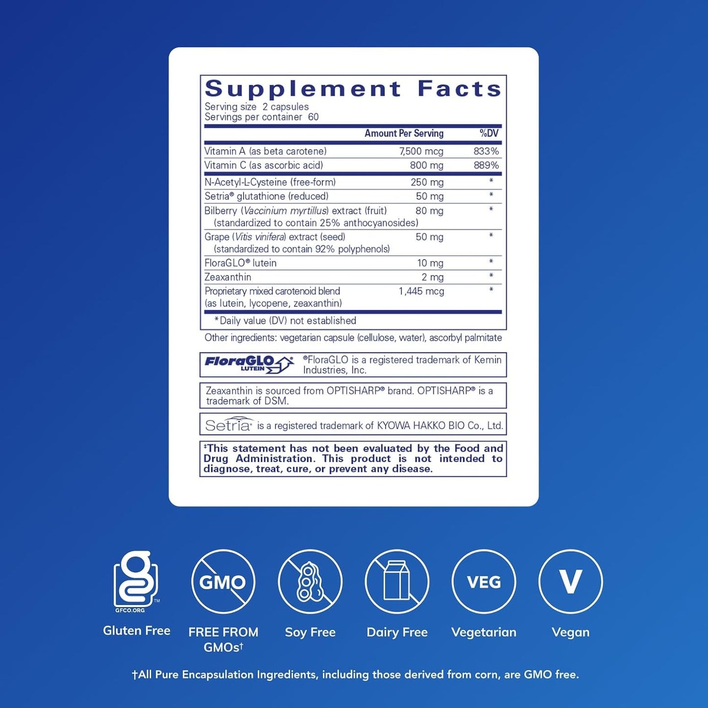 Pure Encapsulations Macular Support Formula - görsel 2
