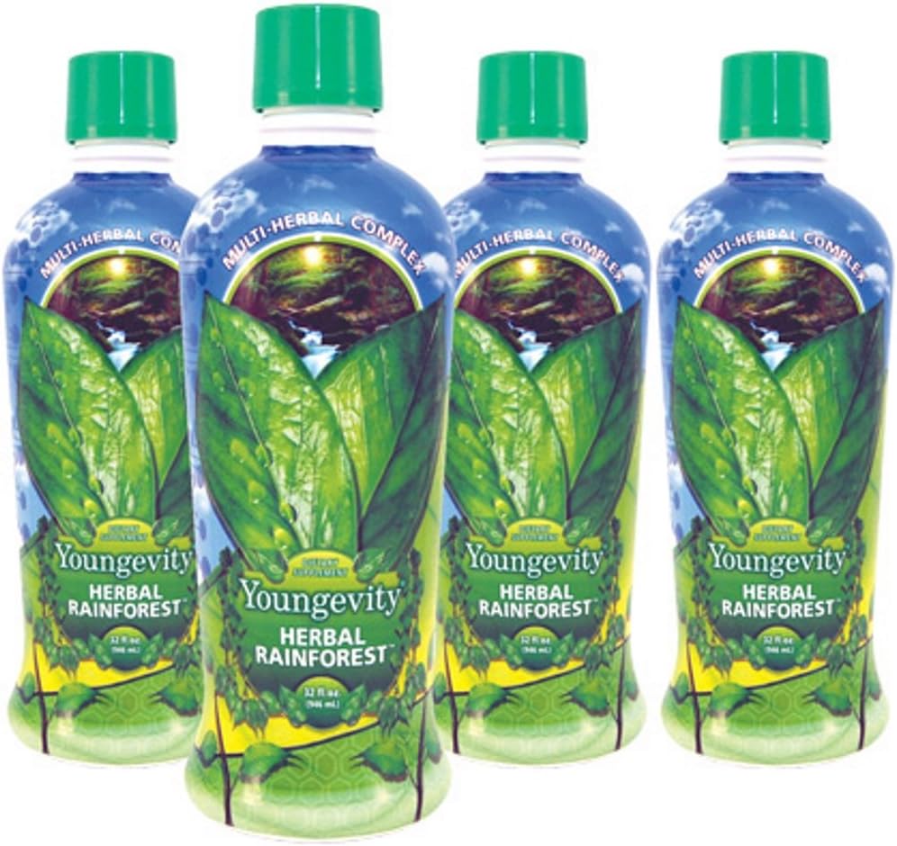Youngevity Majestic Earth Herbal Rainforest, 946 ml – Ultimate Multi-Herbal, Multivitamin and Mineral Complex for Men, Women, Kids – Wellness Support Supplement – Gluten-Free - görsel 1