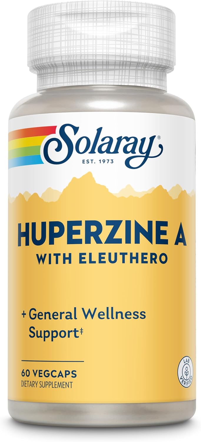 SOLARAY Huperzine A 50mcg Capsules – 60 Capsules - görsel 1