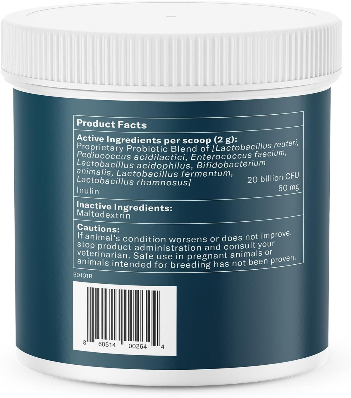 Nom Nom Full Spectrum Probiotic Support for Dogs - Prebiotic Fibre and Inulin Powder Blend - görsel 2
