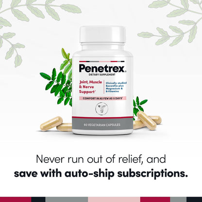 Penetrex Magnesium Glycinate Supplement – Joint, Muscle & Nerve Support with Boswellia Serrata