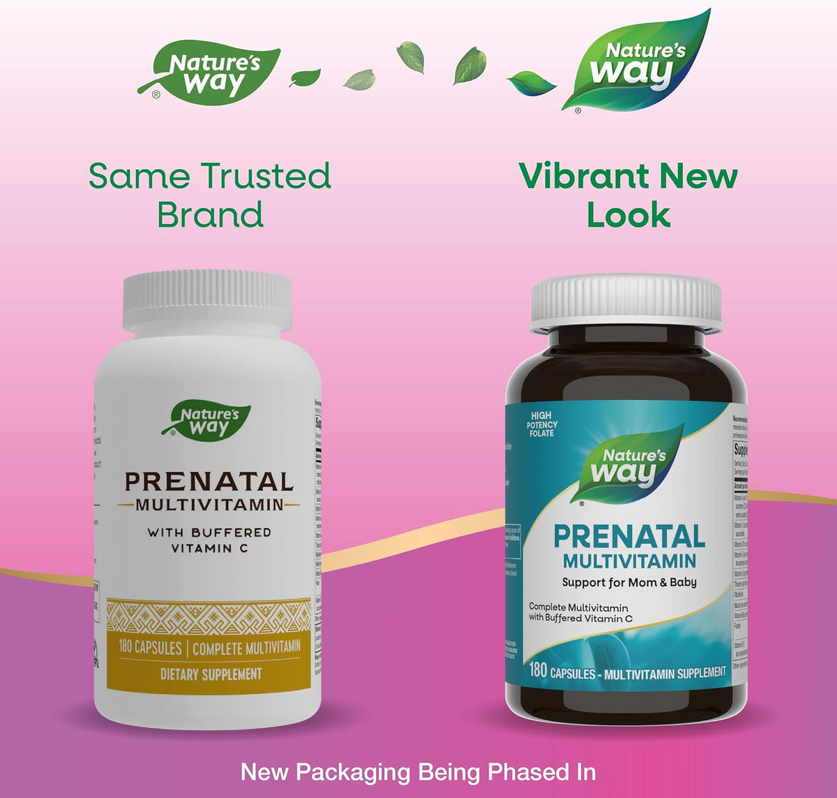 Nature's Way Prenatal Multivitamin with Folate, 180 Capsules - görsel 2