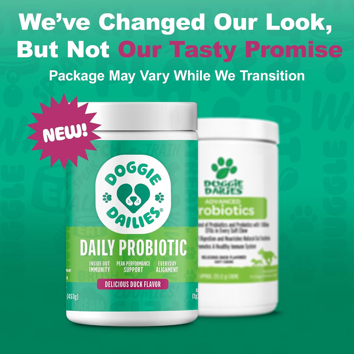 Doggie Dailies Probiotics for Dogs with Prebiotics - Duck Flavour Soft Chews (225 Count) - görsel 9