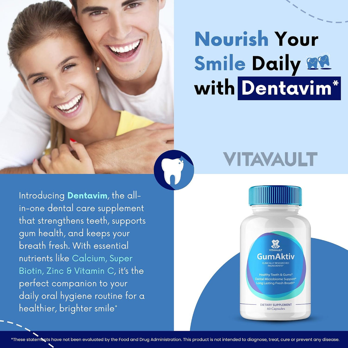 GumAktiv Capsules – All-Natural Care for Teeth and Gums (60 Capsules) - görsel 6