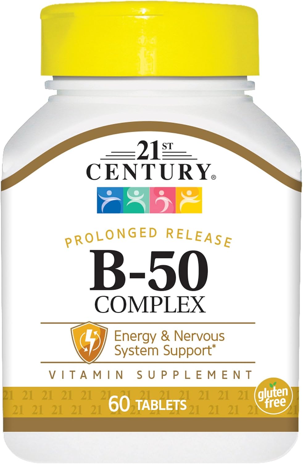 21st Century B-50 Complex Prolonged Release Tablets, 60 Tablets (Pack of 2) - görsel 1