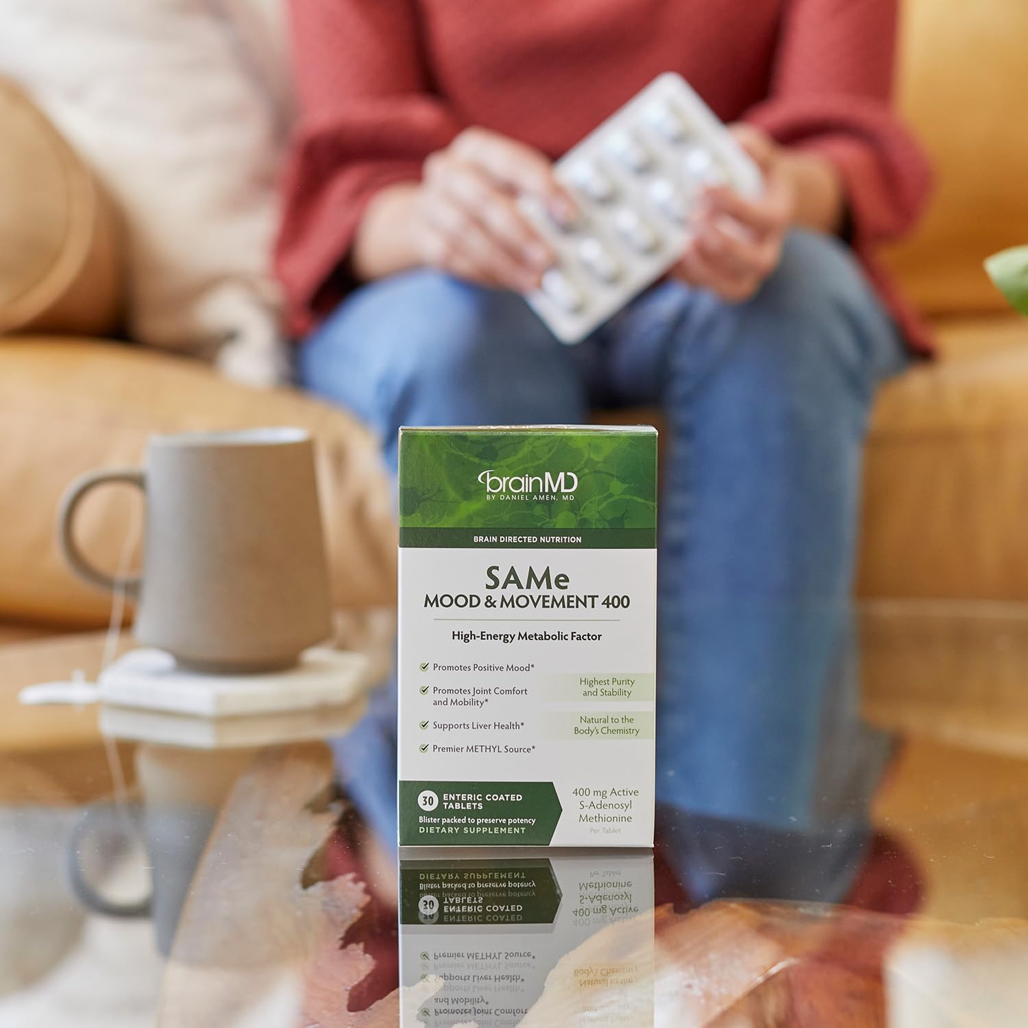 BRAINMD Dr. Amen SAMe Mood & Movement 400 – 30 Tablets - görsel 8