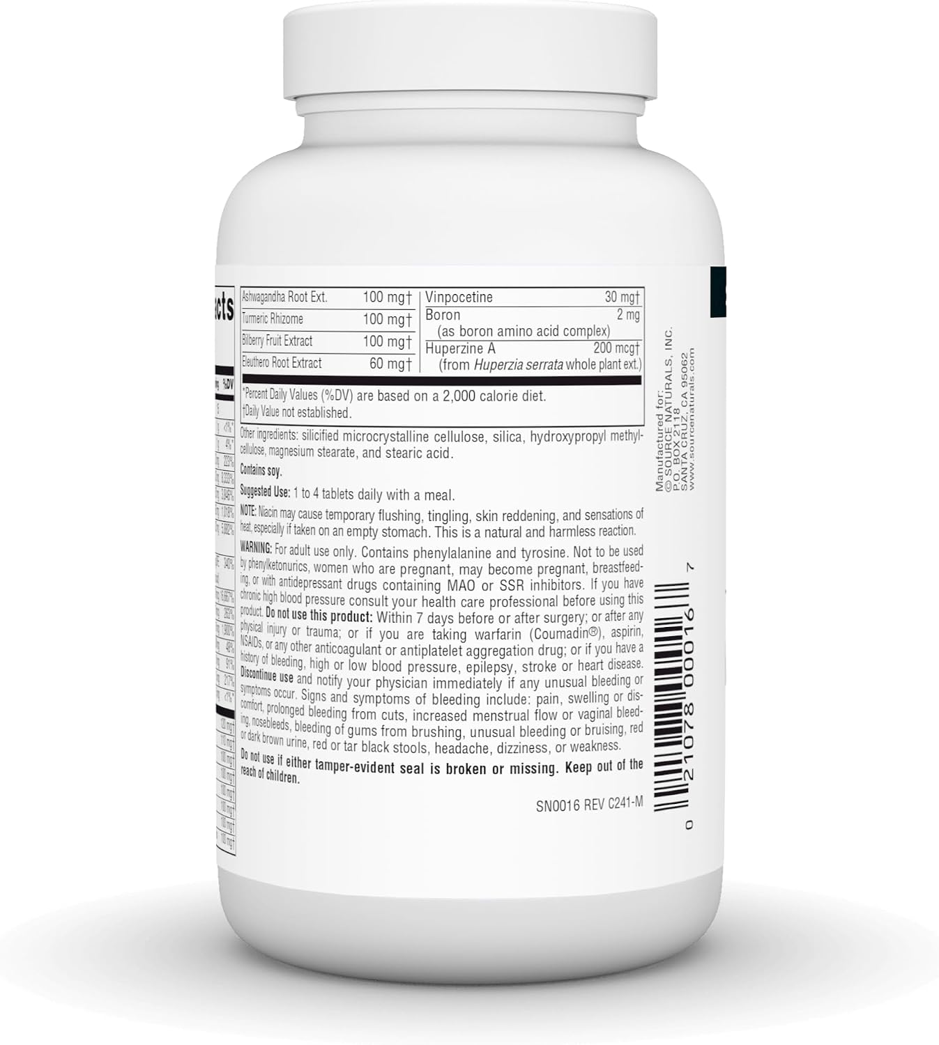 Source Naturals Higher Mind - Phosphatidylserine Food Supplement - 90 Tablets - görsel 3