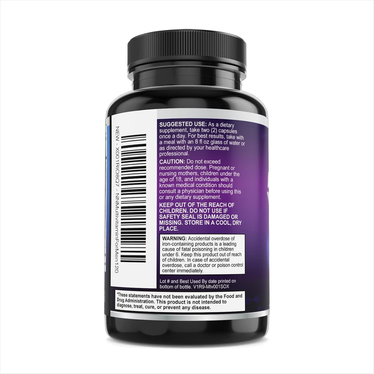 Nature's Nutrition Multivitamin for Men | Once Daily | 120 Capsules - görsel 8