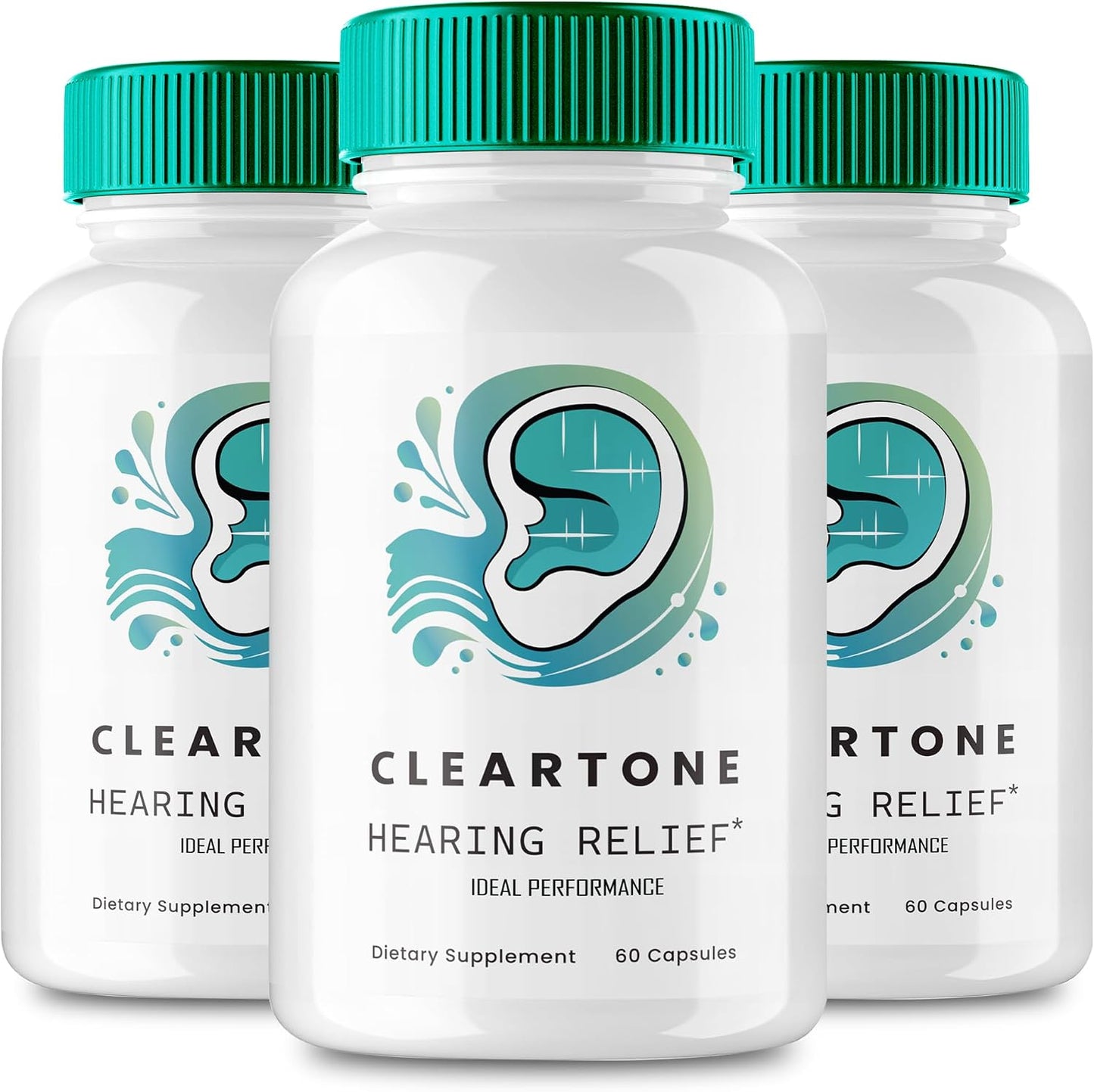 Cleartone Tinnitus Relief for Ringing Ears Capsules – Maximum Strength (3 Pack) - görsel 1