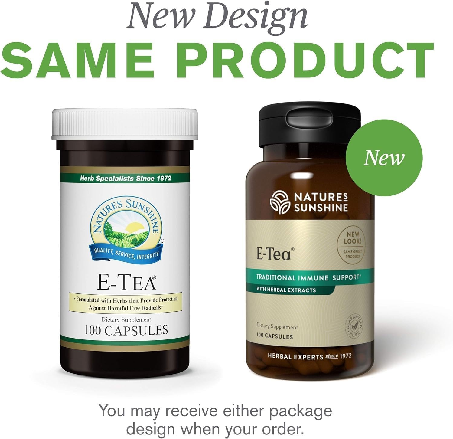 Nature's Sunshine E-Tea Capsules – Traditional Essiac Herbal Supplement for Natural Defence Support - görsel 2