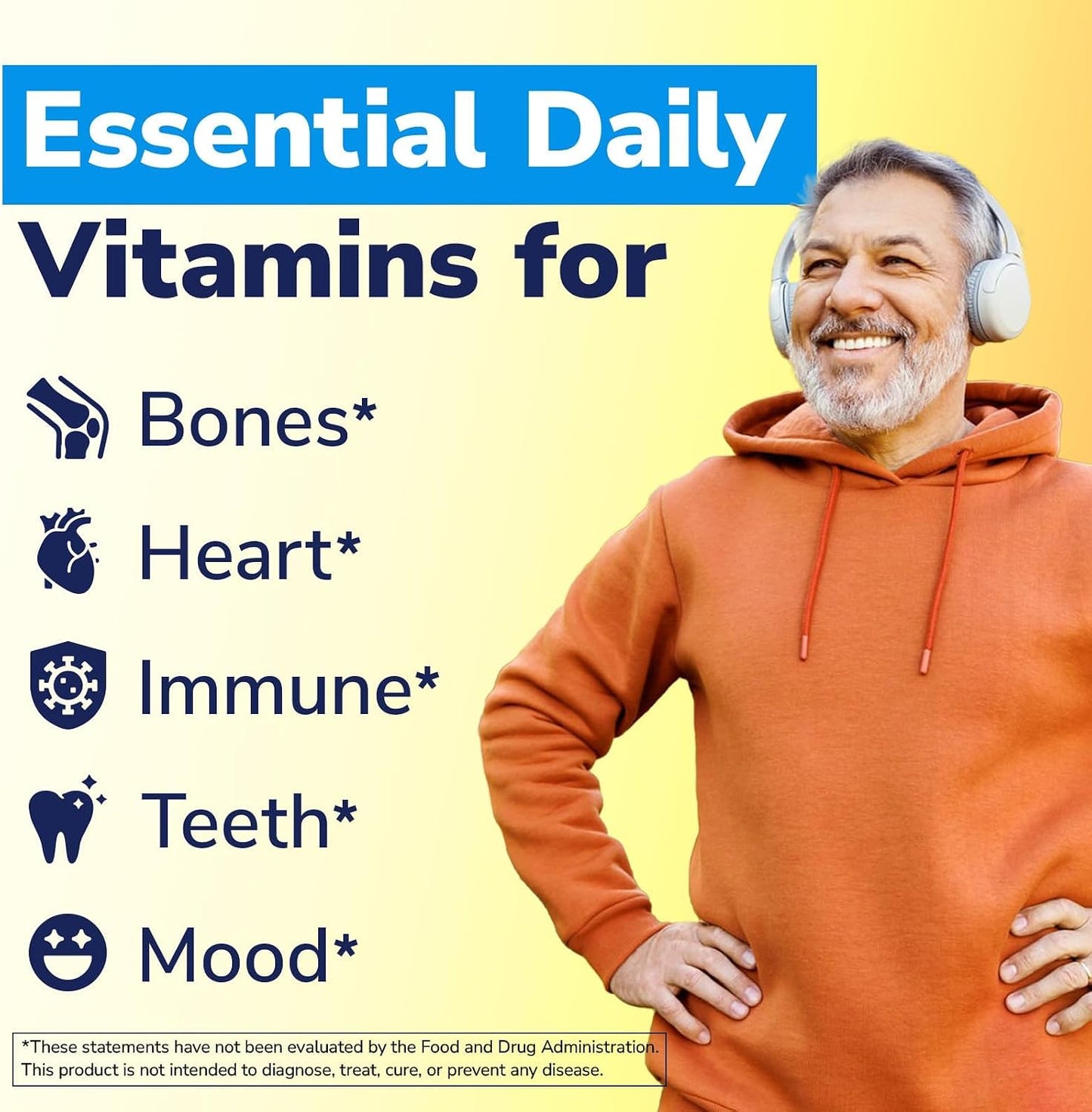 Vitalibre Vitamin D3 & K2 10000 IU + 200 mcg MK-7 - Bone, Heart & Immune Support - 60 Soft gel capsules - görsel 5