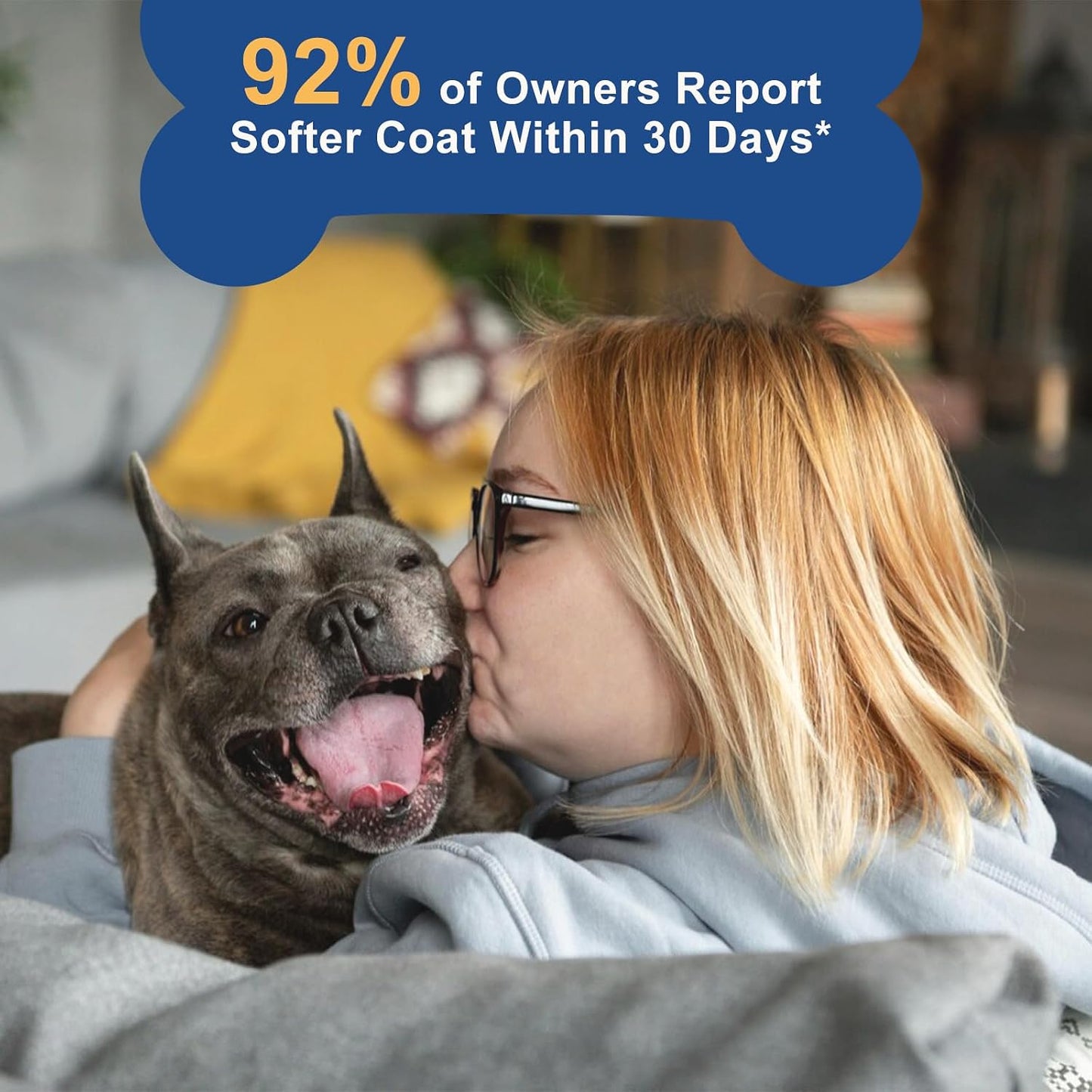ZEBORA Salmon Oil Soft Chews for Dogs Skin and Coat - Omega-3-6-9 with Vitamins C & E - 120 Chews - görsel 7