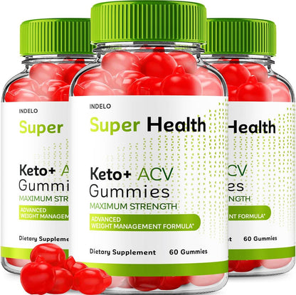 Super Health Keto ACV Gummies Maximum Strength (180 Gummies)