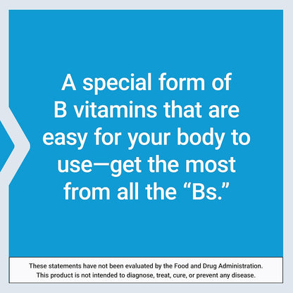 Life Extension BioActive Complete B-Complex, for Normal Energy Metabolism and Nervous System Function, 60 Vegetarian Capsules