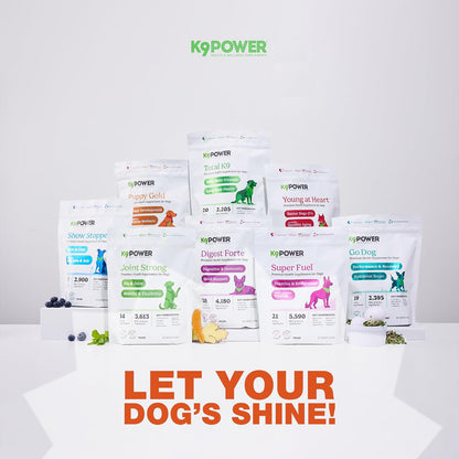 K9Power Puppy Gold 3lb – Puppy Supplement for Growth & Development – Also Supports Pregnant & Nursing Mothers – Colostrum, DHA, Glucosamine, Collagen, Probiotics, Creatine, Milk Protein, Salmon Oil