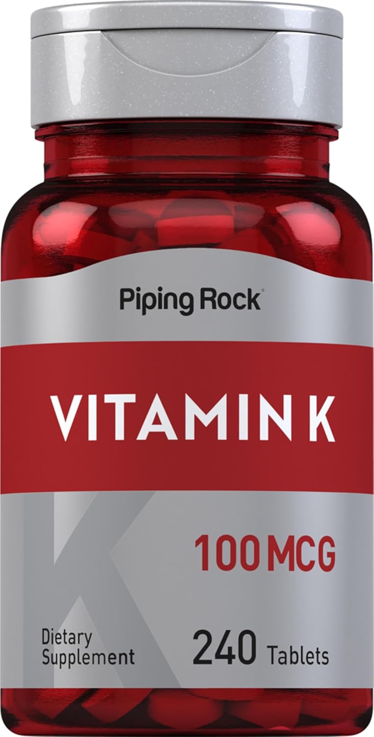 Piping Rock Vitamin K, 100 mcg, 240 Tablets - görsel 1